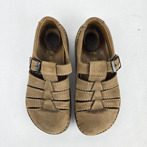 Birkenstock Brown Leather Fisherman Sandals - Size 6