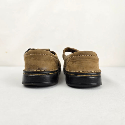 Birkenstock Brown Leather Fisherman Sandals - Size 6