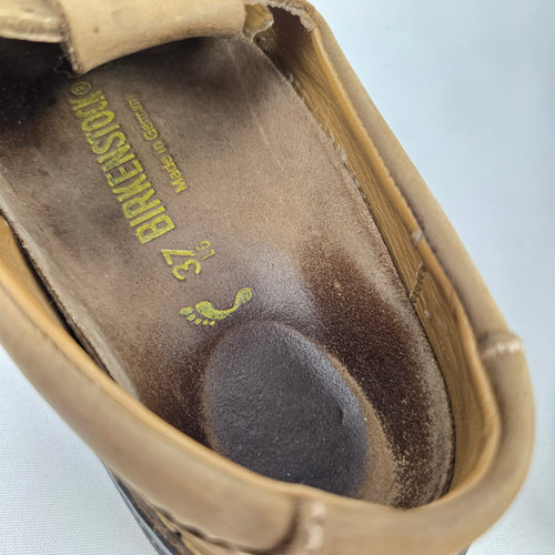 Birkenstock Brown Leather Fisherman Sandals - Size 6