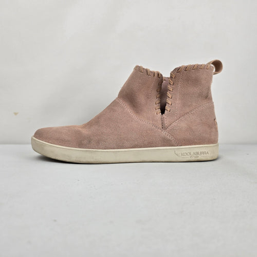 Koolaburra by UGG Soft Pink Suede Ankle Boots - Size 11
