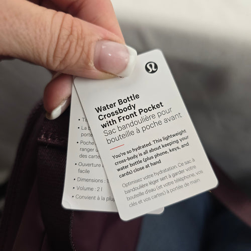Lululemon Water Bottle Crossbody with Front Pocket 2L Goodnight Plum – NWT