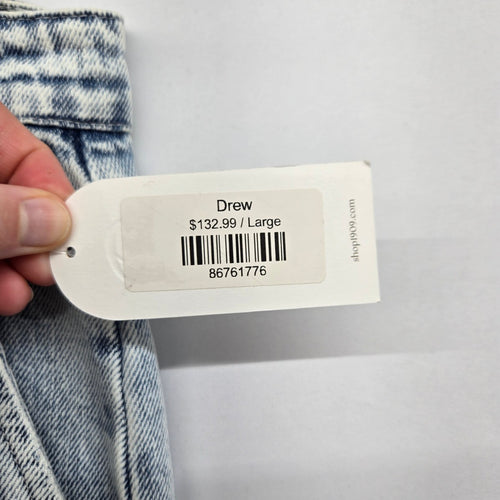 Fate Drew Light Wash Wide Leg Cargo Jeans Size Large – NWT