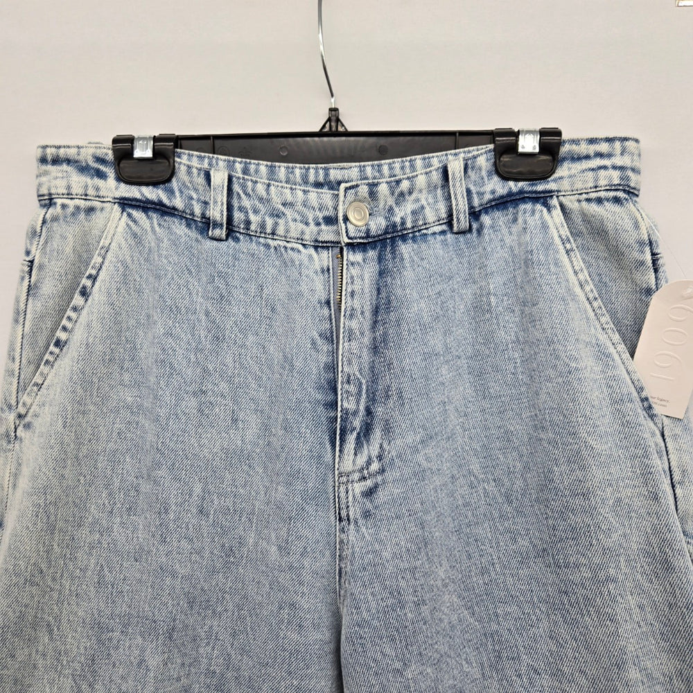 Fate Drew Light Wash Wide Leg Cargo Jeans Size Large – NWT