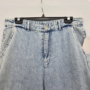 Fate Drew Light Wash Wide Leg Cargo Jeans Size Large – NWT