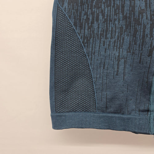 Lululemon Seamless High Rise Shorts Navy Rain Print - Size S