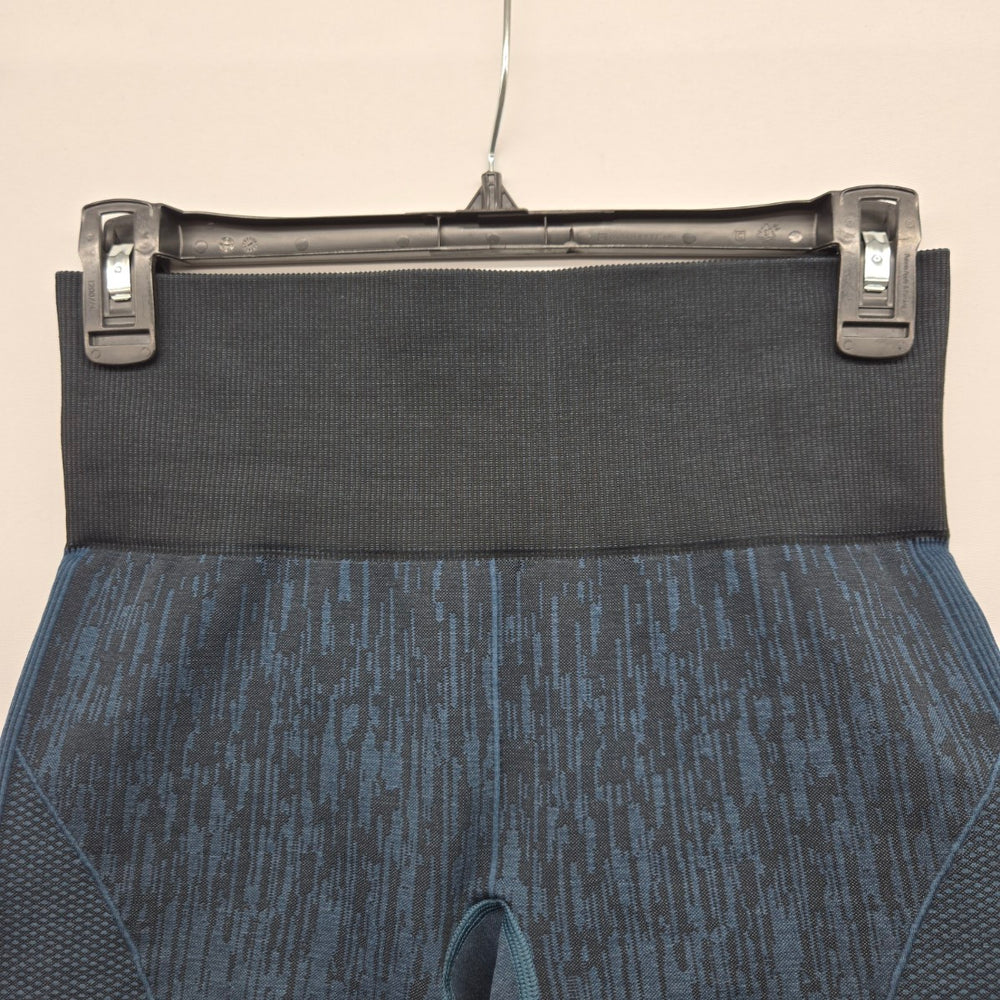 Lululemon Seamless High Rise Shorts Navy Rain Print - Size S