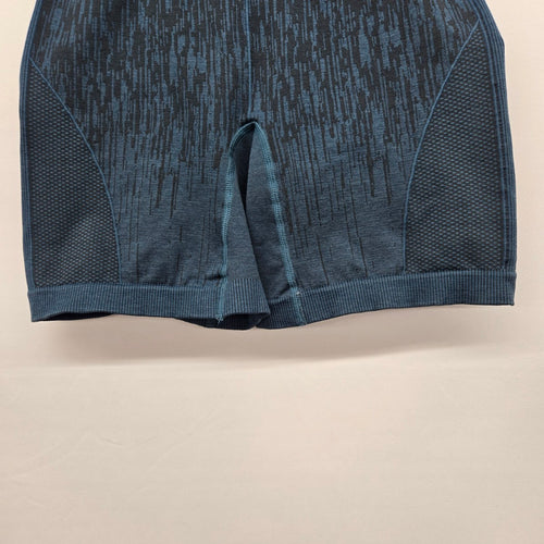 Lululemon Seamless High Rise Shorts Navy Rain Print - Size S