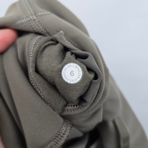 Lululemon Align High Rise Leggings Olive - Size 6