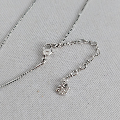 Swarovski Crystal Spike Pendant Necklace Silver – Box & Certificate