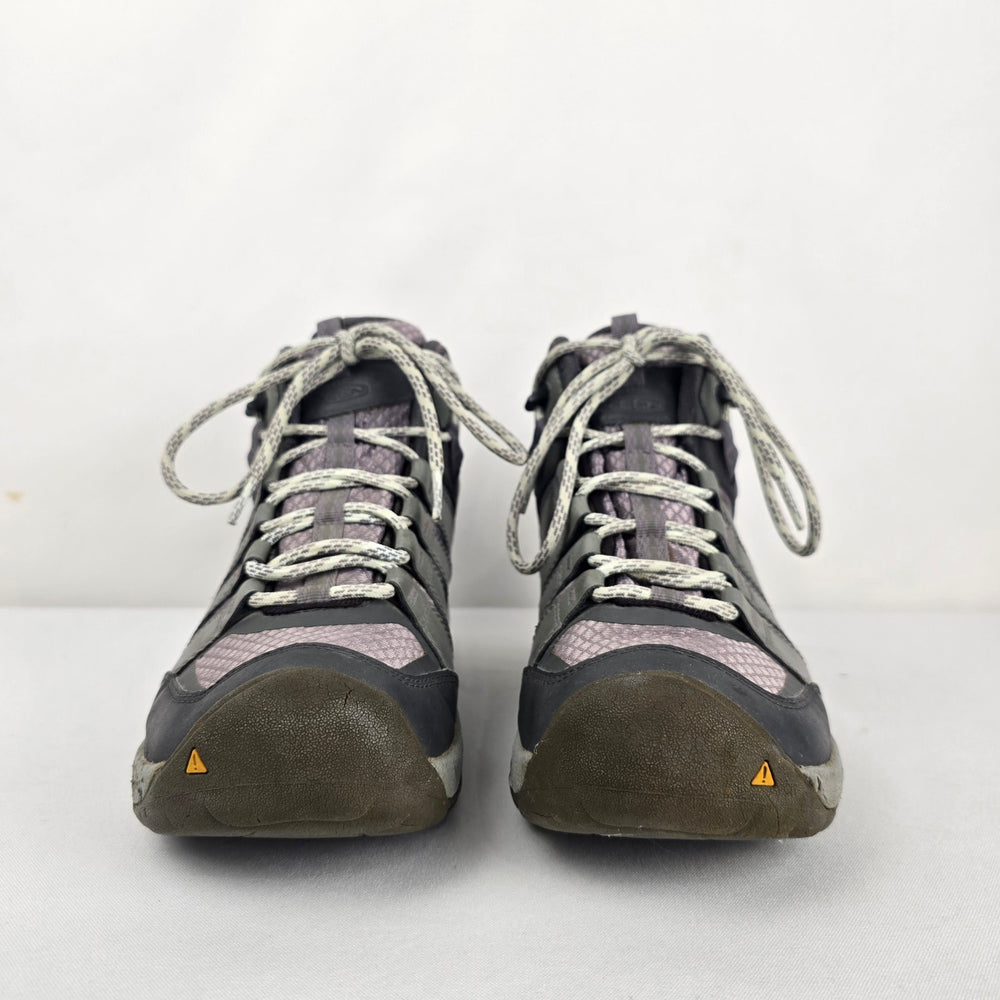 KEEN Oakridge Mid Waterproof Women’s Hiking Boots Gray/Purple - Size 9