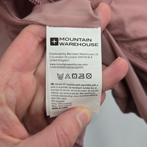 Mountain Warehouse Pink Quilted Puffer Vest - Size 6