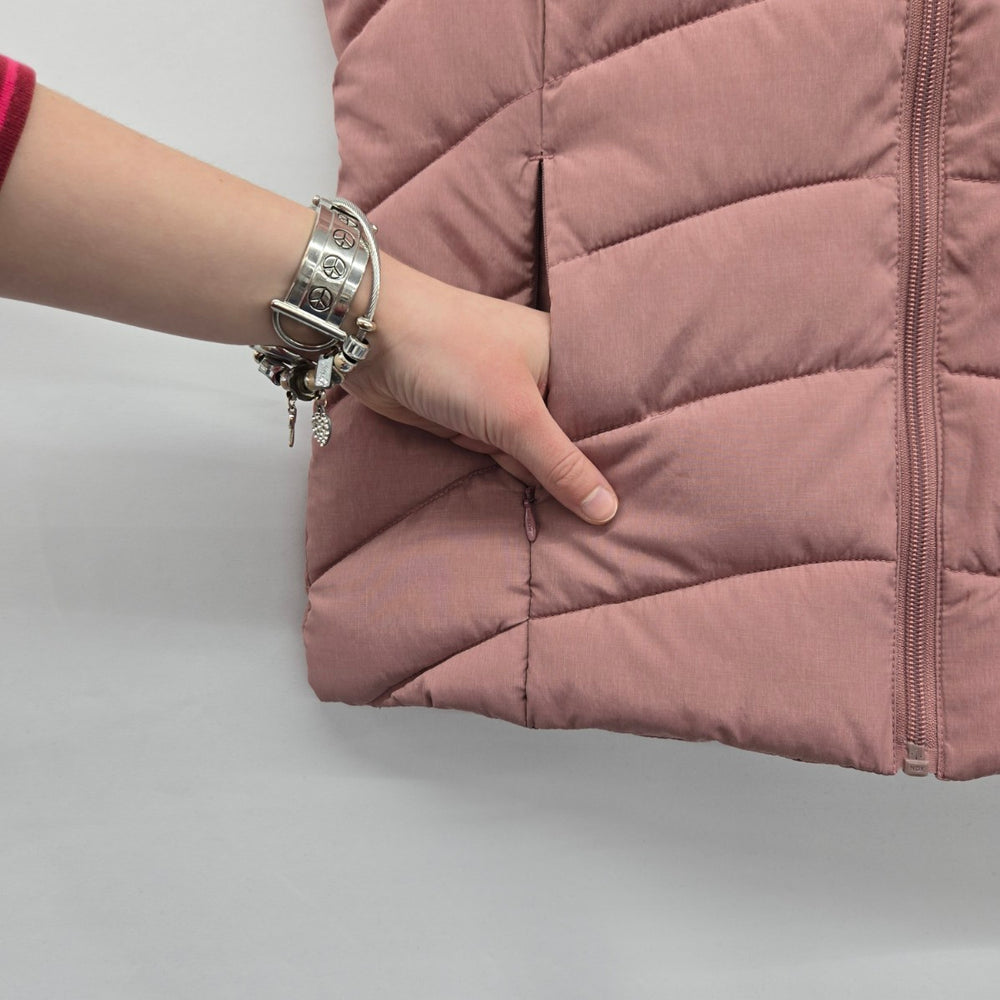 Mountain Warehouse Pink Quilted Puffer Vest - Size 6