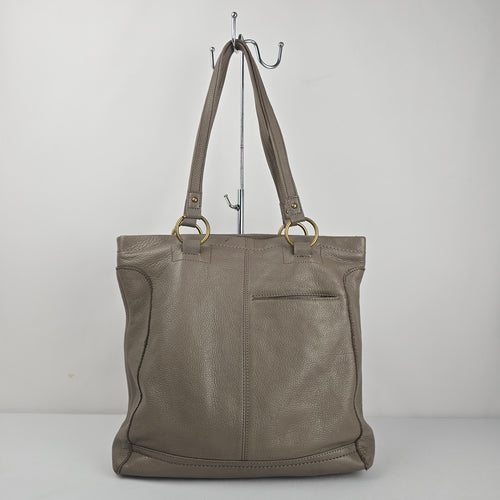The Sak Taupe Pebbled Leather Tote Shoulder Bag