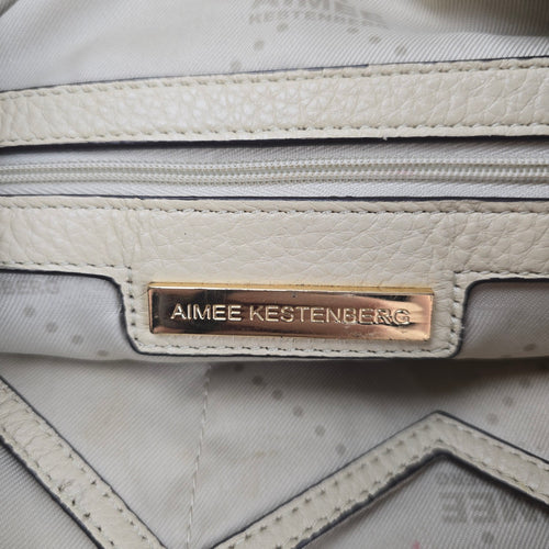 Aimee Kestenberg Multicolor Snake Print Satchel Handbag with Shoulder Strap