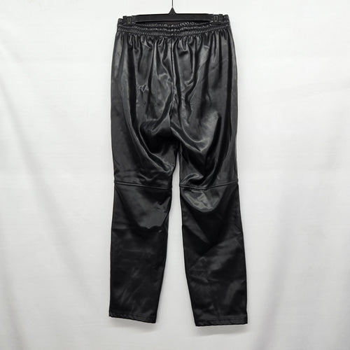 Laundry by Shelli Segal Black Faux Leather Drawstring Pants – Size S
