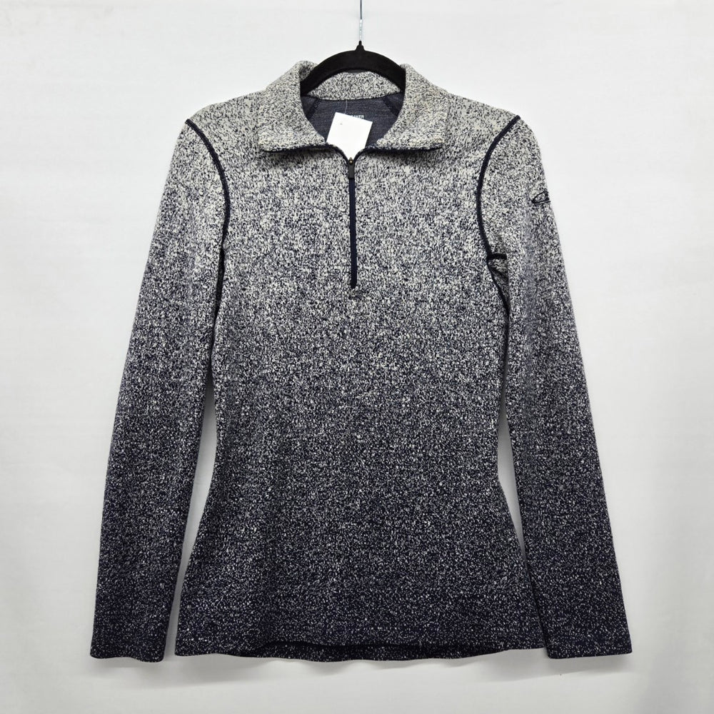 Icebreaker Merino 250 Vortex Midnight Navy Half-Zip Sweater - Size S