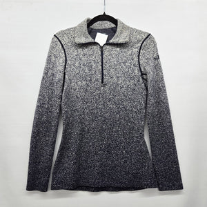 Icebreaker Merino 250 Vortex Midnight Navy Half-Zip Sweater - Size S