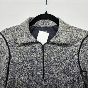 Icebreaker Merino 250 Vortex Midnight Navy Half-Zip Sweater - Size S
