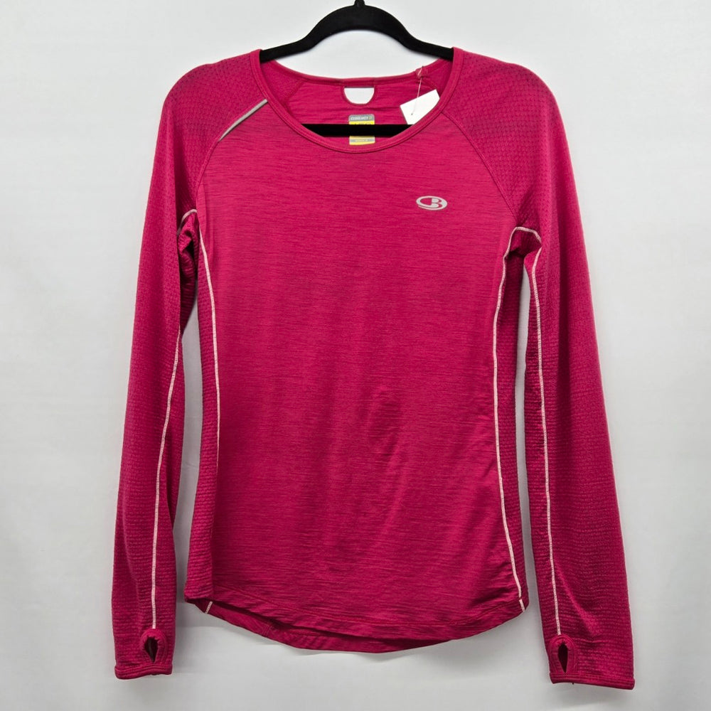 Icebreaker GT Women’s 150 Ultralite Merino Wool Long Sleeve Top Pink - Size M