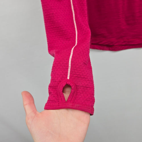 Icebreaker GT Women’s 150 Ultralite Merino Wool Long Sleeve Top Pink - Size M
