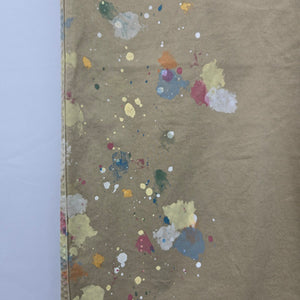 Polo Ralph Lauren Khaki Paint Splatter Wide Leg Cropped Pants - Size 10