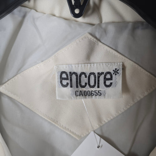 Vintage Encore Gray Lavender Quilted Puffer Vest - Size M