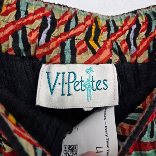 V.I.Petites Multicolor Printed Tiered Maxi Skirt - Size 4-6