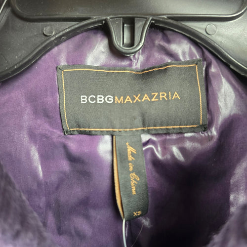 BCBGMAXAZRIA Purple Quilted Puffer Vest – Size XS