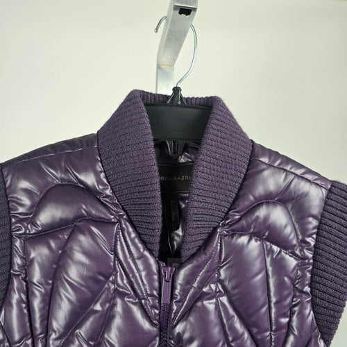 BCBGMAXAZRIA Purple Quilted Puffer Vest – Size XS