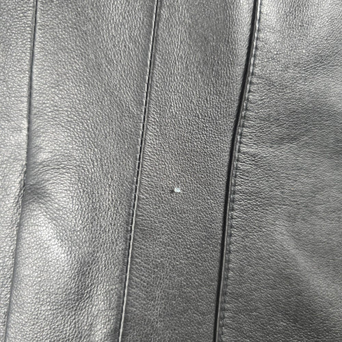 East 5th Women’s Black Genuine Leather Zip Front Jacket – Size 1X