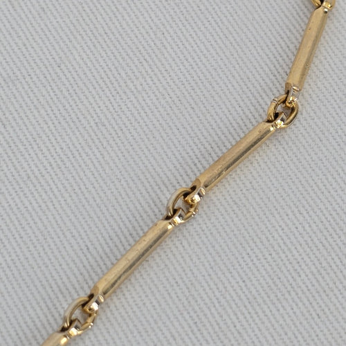 Vintage Gold Tone Art Deco Double Medallion Drop Necklace