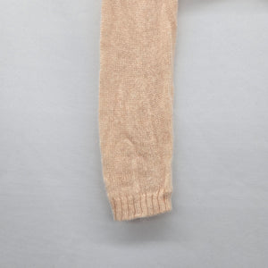 Lord & Taylor Cashmere Open Front Cardigan Sweater Blush Beige - Size S
