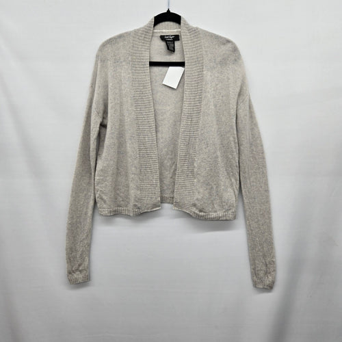Lord & Taylor Open Front Cardigan Sweater Gray - Size M
