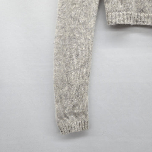 Lord & Taylor Open Front Cardigan Sweater Gray - Size M