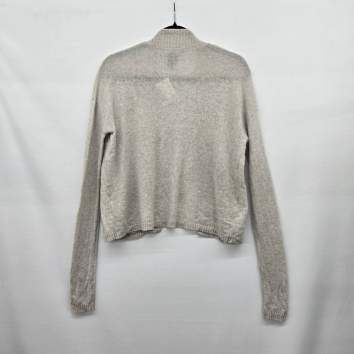 Lord & Taylor Open Front Cardigan Sweater Gray - Size M