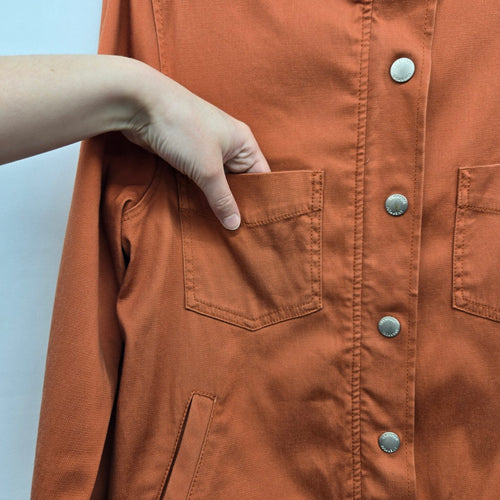 Liverpool Los Angeles Burnt Orange Utility Jacket - Size M