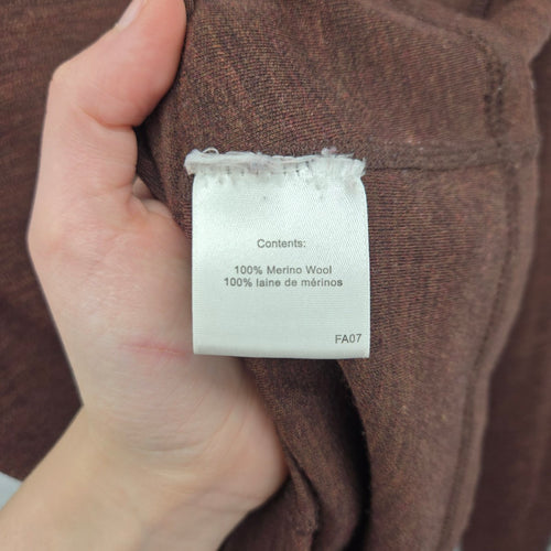 Smartwool Women’s Merino Wool Turtleneck Sweater Brown - Size M