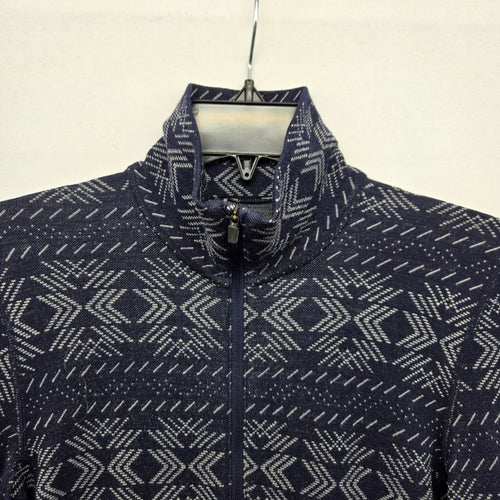 Icebreaker Merino 260 Women’s Wool Quarter Zip Base Layer Navy - Size S