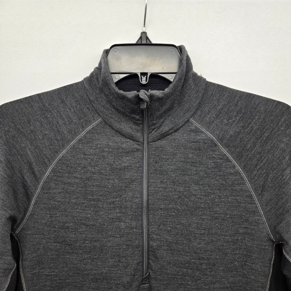 Icebreaker Merino 260 Zone Women’s Quarter Zip Base Layer Gray - Size M
