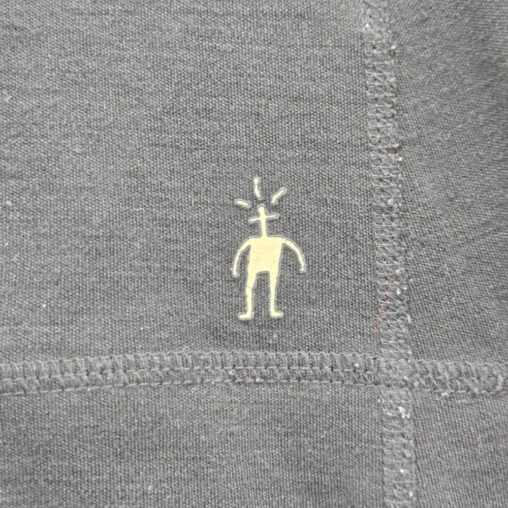 Smartwool Women’s 100% Merino Wool Black Quarter Zip Base Layer - Size M