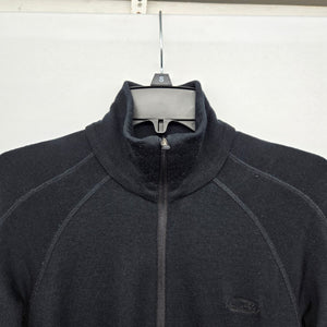 Icebreaker Women’s Sport 320 Pure Merino Wool Black Quarter Zip Pullover - Size S
