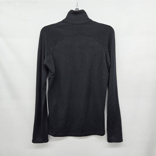 Icebreaker Women’s Sport 320 Pure Merino Wool Black Quarter Zip Pullover - Size S