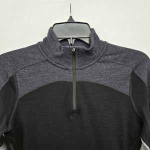 Smartwool Women’s Colorblock Quarter Zip Base Layer - Size S