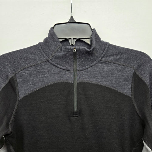 Smartwool Women’s Colorblock Quarter Zip Base Layer - Size S