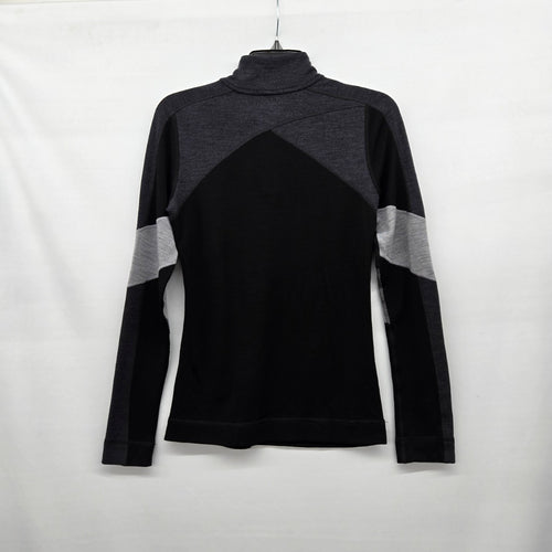 Smartwool Women’s Colorblock Quarter Zip Base Layer - Size S