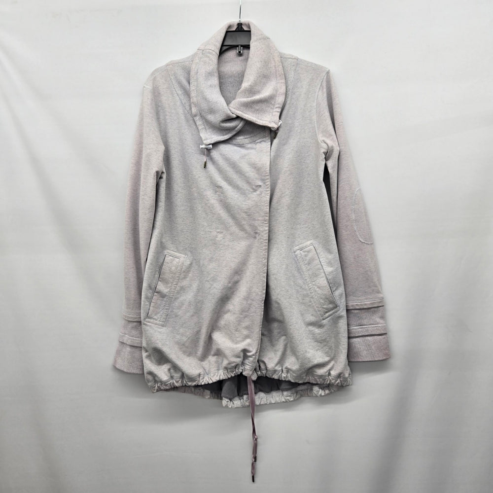 Lululemon Gratitude Wrap Jacket Heathered Light Grey Size M