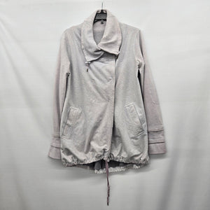 Lululemon Gratitude Wrap Jacket Heathered Light Grey Size M