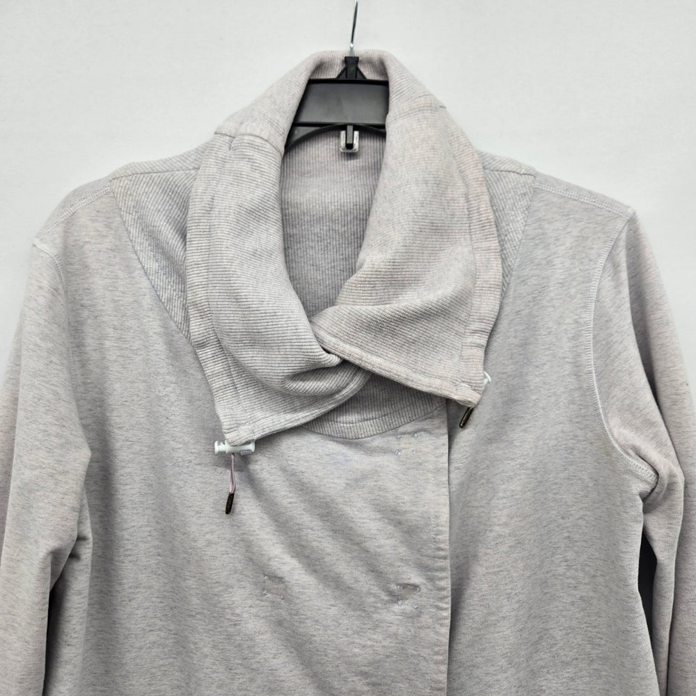 Lululemon Gratitude Wrap Jacket Heathered Light Grey Size M