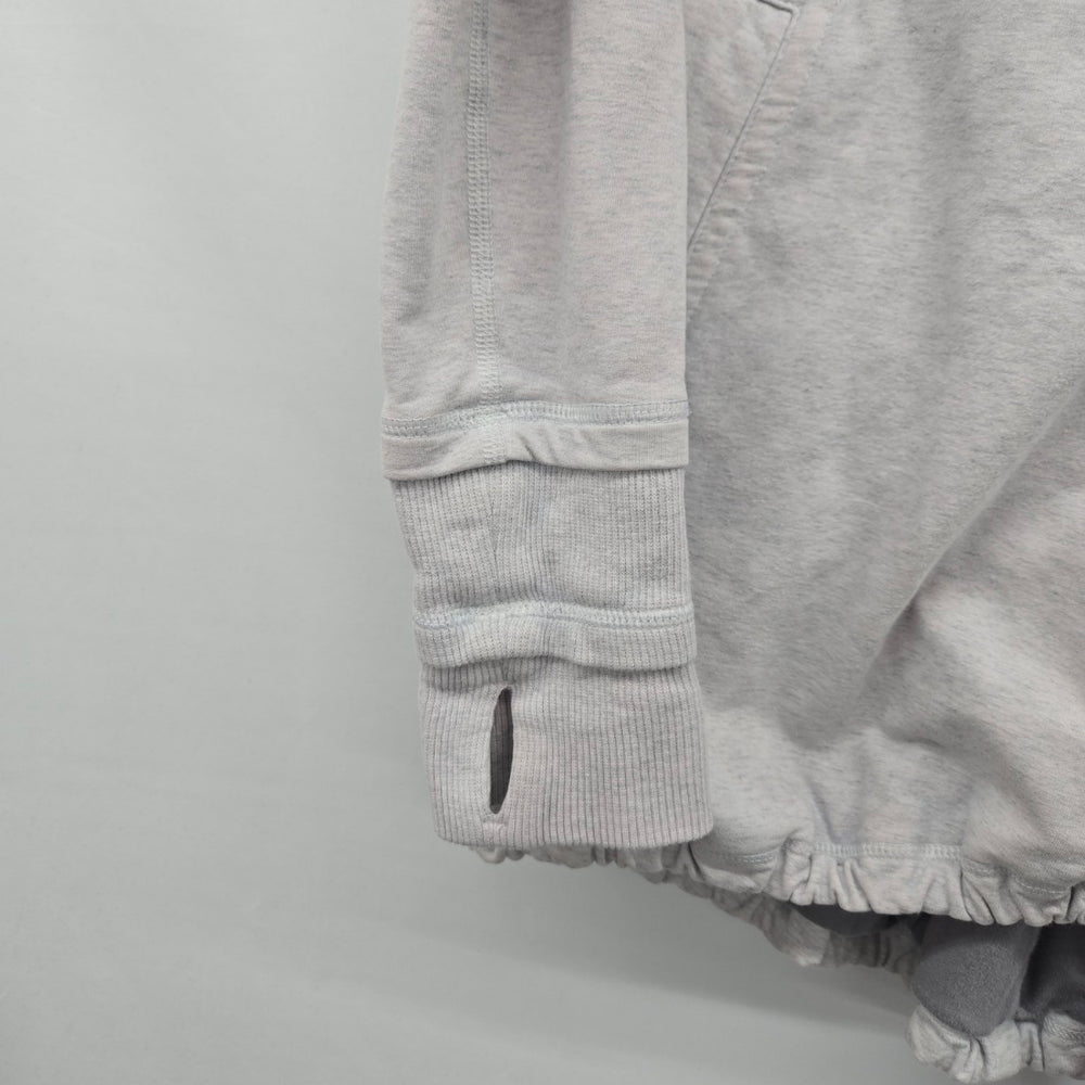 Lululemon Gratitude Wrap Jacket Heathered Light Grey Size M