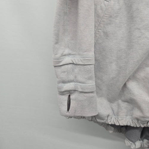 Lululemon Gratitude Wrap Jacket Heathered Light Grey Size M